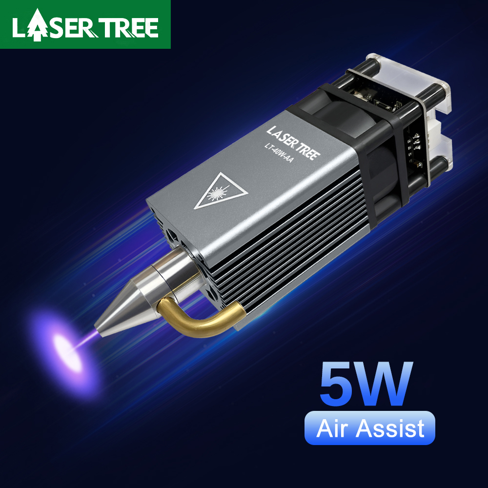 Metal Laser Cutter Head - LASER TREE 5W Air Assist Metal
