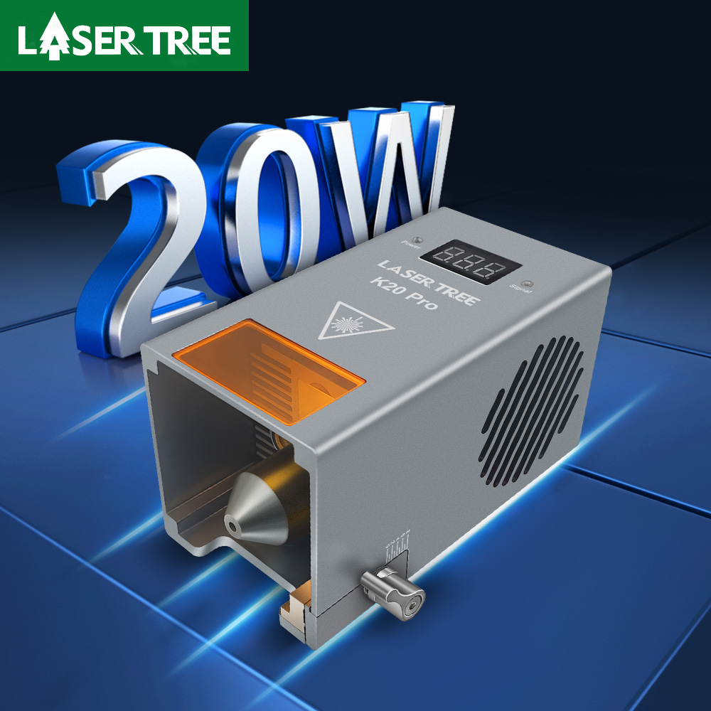 Metal Laser Cutter Head - LASER TREE 20W Optical Power Laser