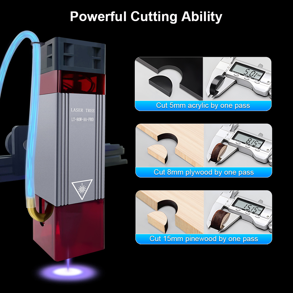 LASER TREE 5W 10W Optical Powe - Metal Laser Cutter Head 评论和价格