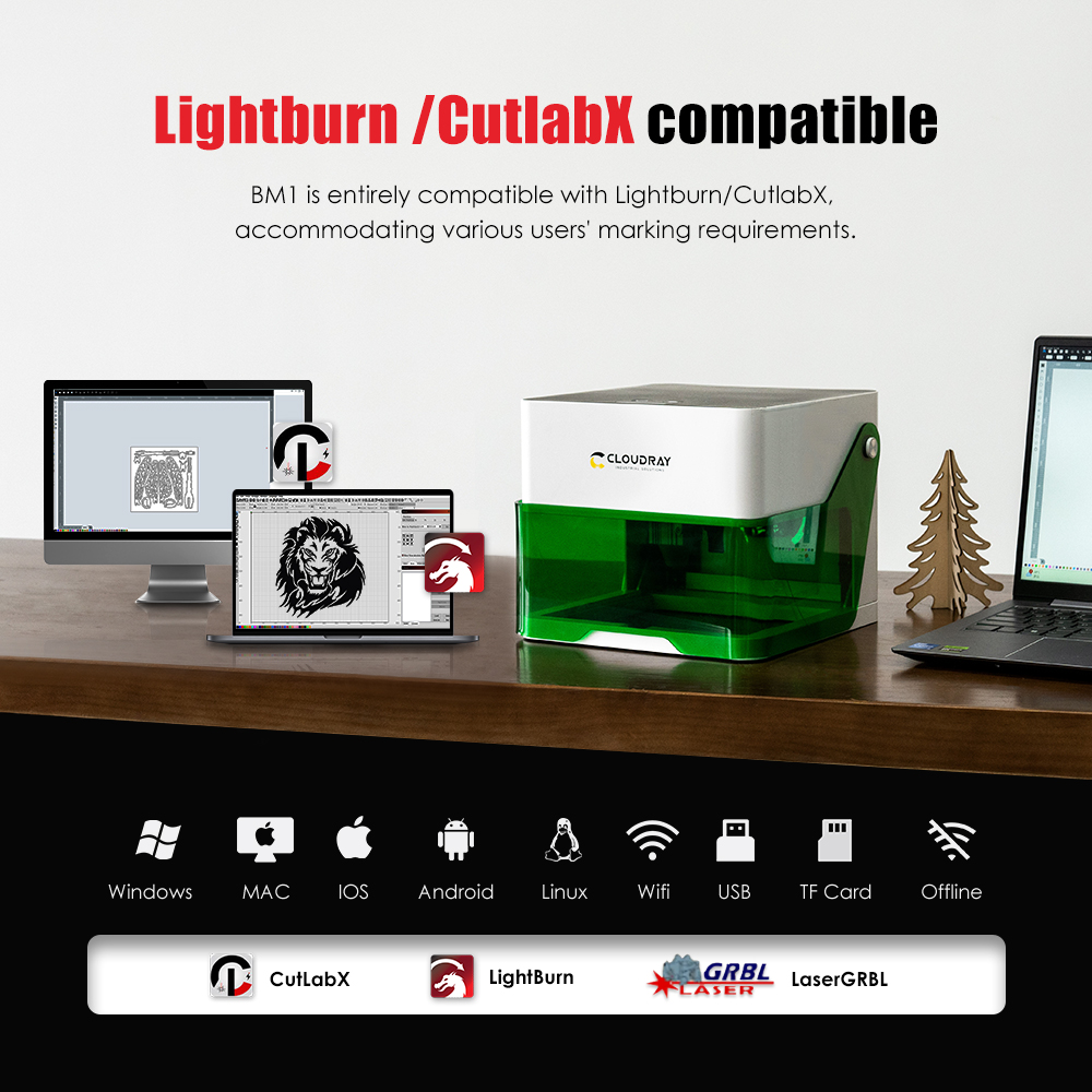 Cloudray 5000mw CNC Mini Laser - Laser Marking Machine 评论和价格