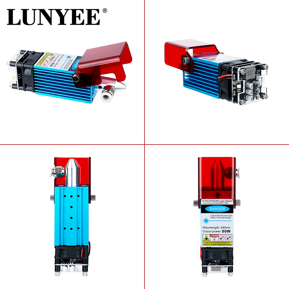 LUNYEE Laser Module 80W 40W Wi - Metal Laser Cutter Head 评论和价格
