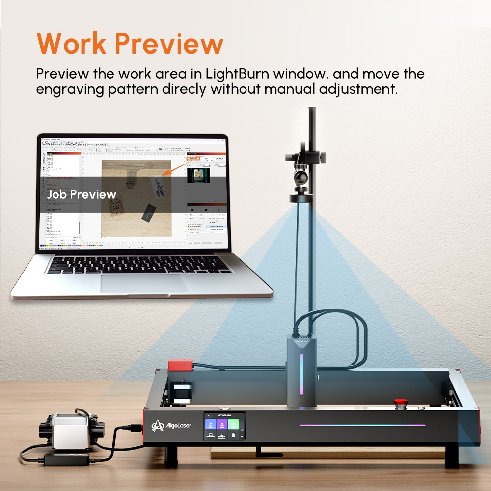 AlgoLaser Lightburn Camera Kit - Industrial Laser Sensor 评论和价格