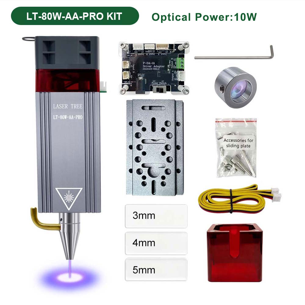 LASER TREE 10W Optical Power 8 - Metal Laser Cutter Head 评论和价格